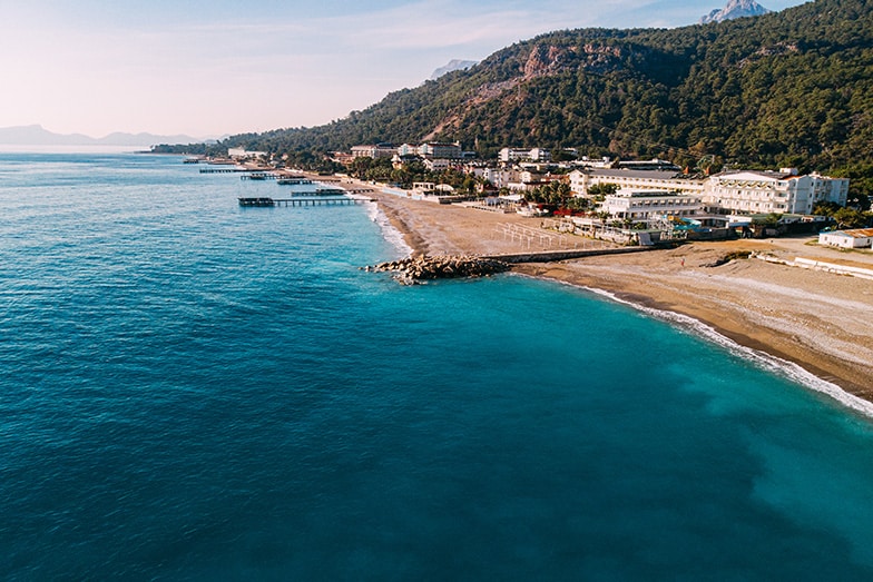 A five-star hotel in Antalya.